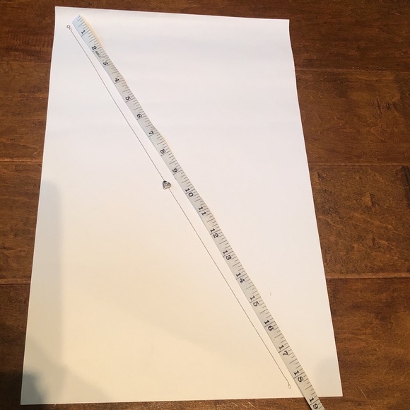 Solid 14K White Gold Natural Diamond Heart Pendant Neck Chain Necklace - Picture 10 of 12